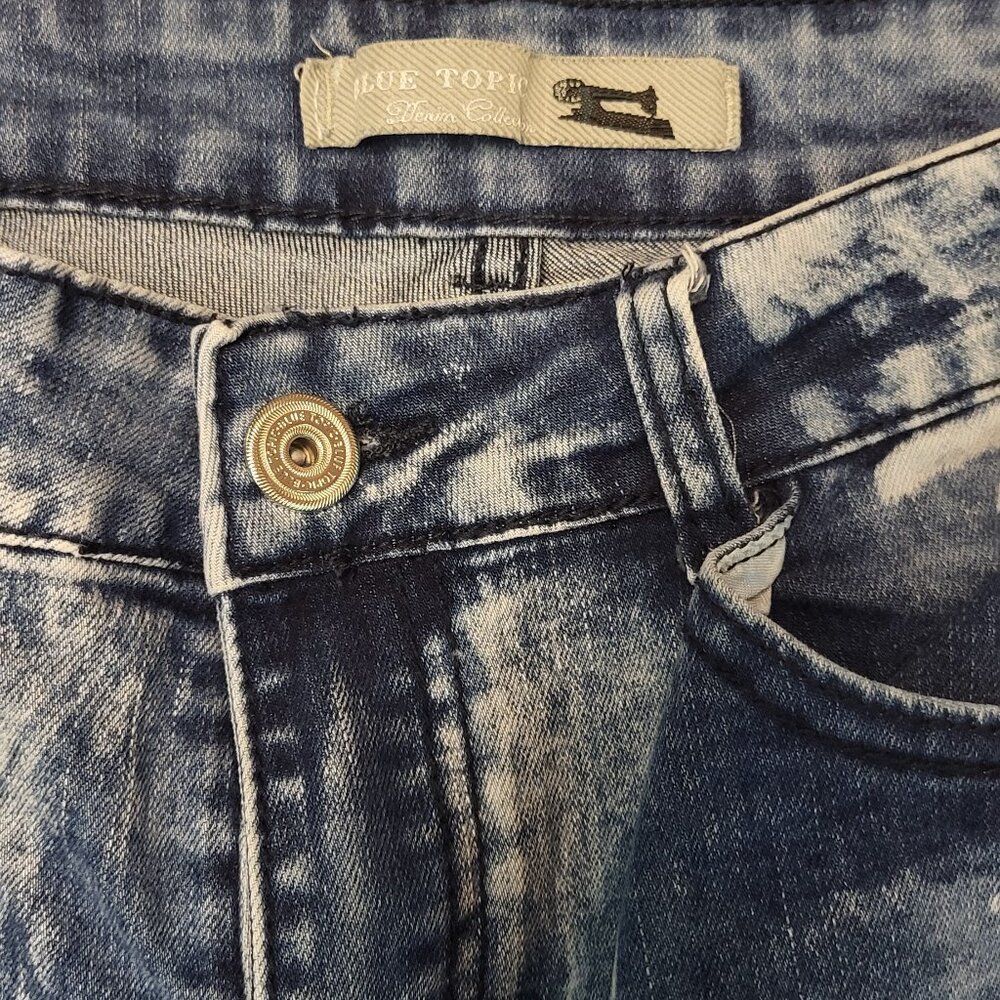 Blue topic womens jeans
